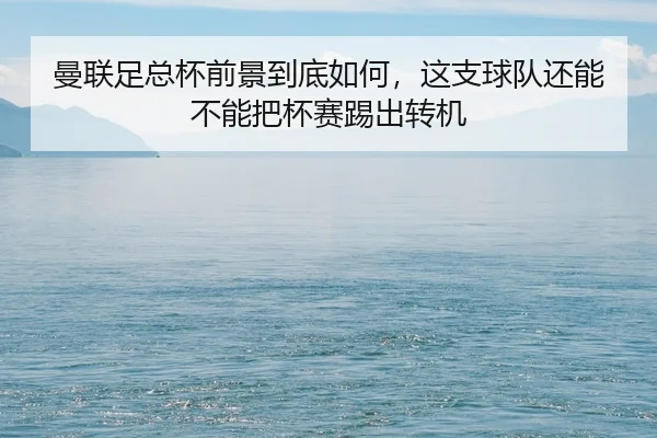 曼联足总杯前景到底如何，这支球队还能不能把杯赛踢出转机